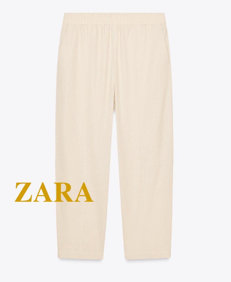 ☆ドイツ発*ZARA*新作*リネンブレンドバルーンパンツ/SAND☆