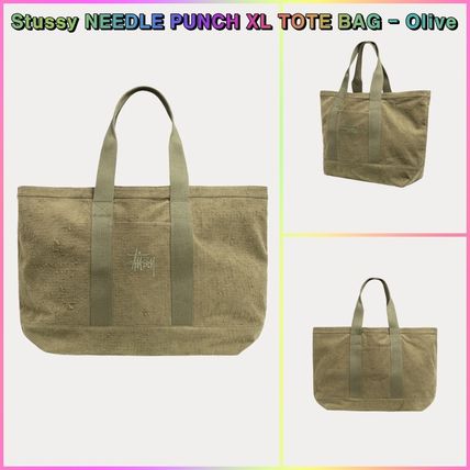 Stussy】Needle Punch XL Tote Bag 刺繍ロゴ - メルカリ