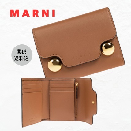 【MARNI】関税送料込 Trunkaroo レザー 折りたたみ財布