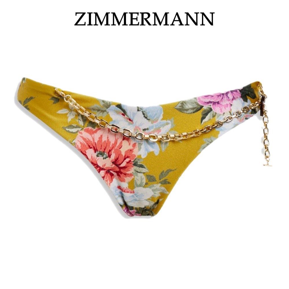 【ZIMMERMANN】ローライズ ビキニボトム チェーン付き