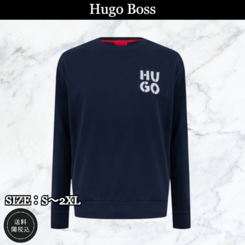 【Hugo Boss】SPRAYLOGO スウェットシャツ 薄手