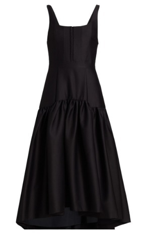 Alice +Olivia アシンメトリック ミディドレス