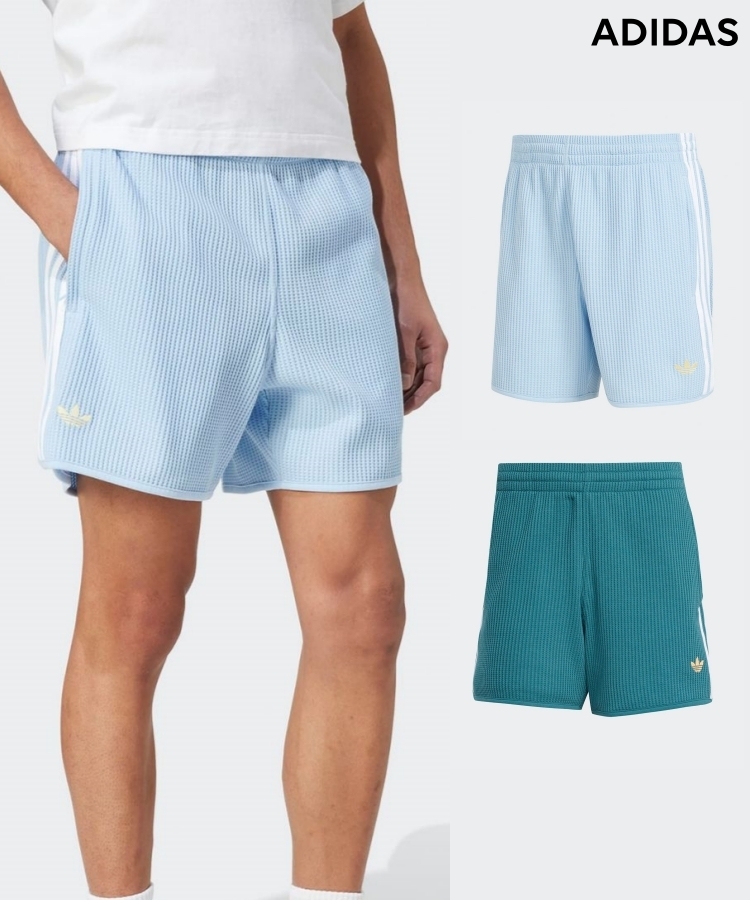 [ADIDAS] ショートパンツ ワッフルニット スプリンター (2color)