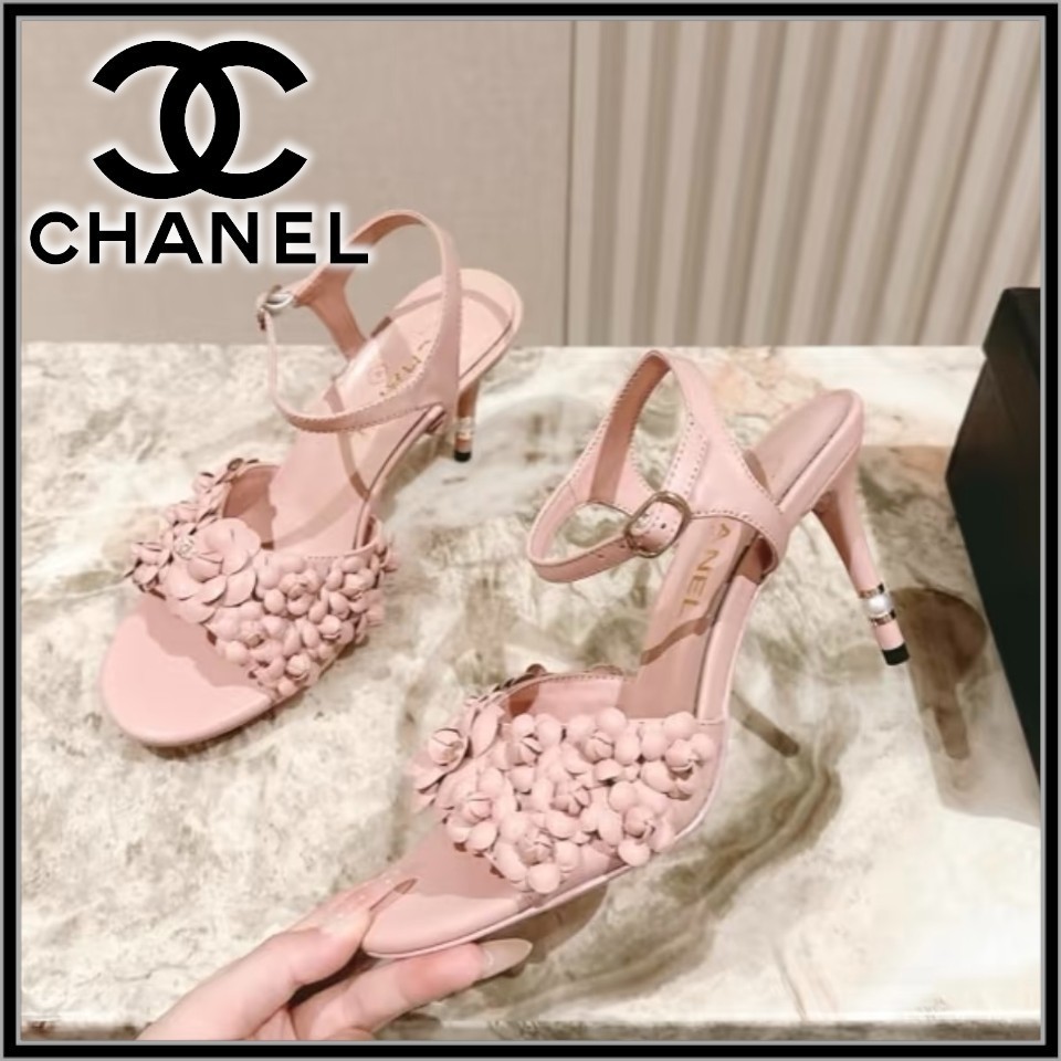 フラワーモチーフ♪【CHANEL】サンダル