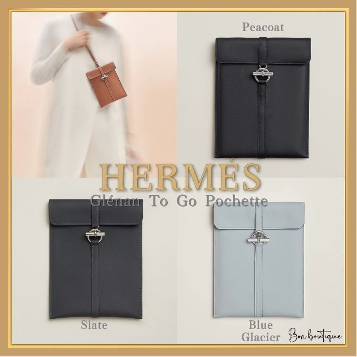 【落ち着きの万能カラー】HERMES Glenan To Go ショルダーバッグ