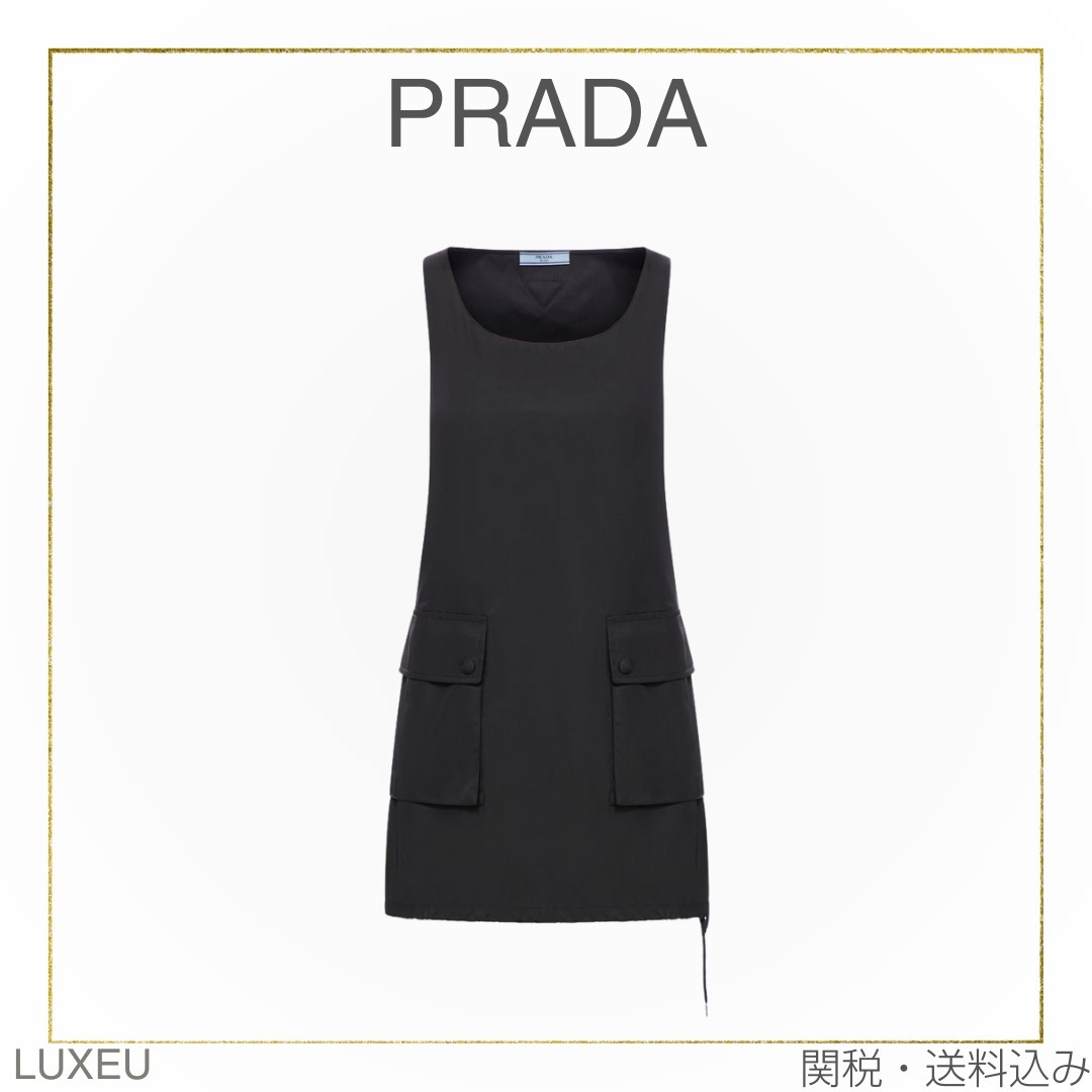 関送込◆PRADA◆ポケット付きドレス