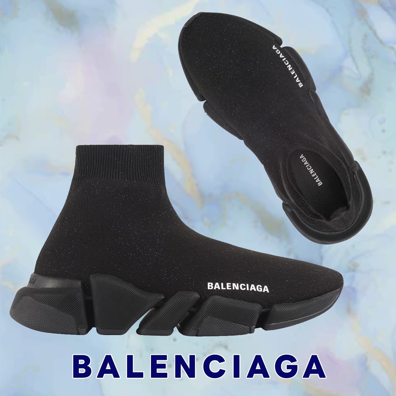 【BALENCIAGA】Speed 2.0 スニーカー シャイニー ソールユニット