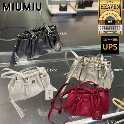 MIU MIU ミュウミュウ バッグ 2way トート ショルダー グレー系