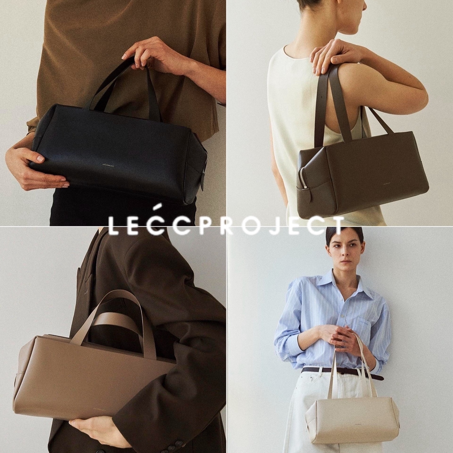 【LECC PROJECT】MOD BOWLING BAG M Artificial Leather_4colors
