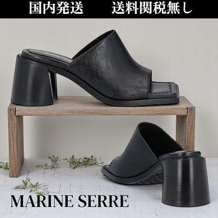 関税送料込【MARINE SERRE】サンダル 27cm以上 MARINE SERRE(マリーンセル) サンダル・ミュール