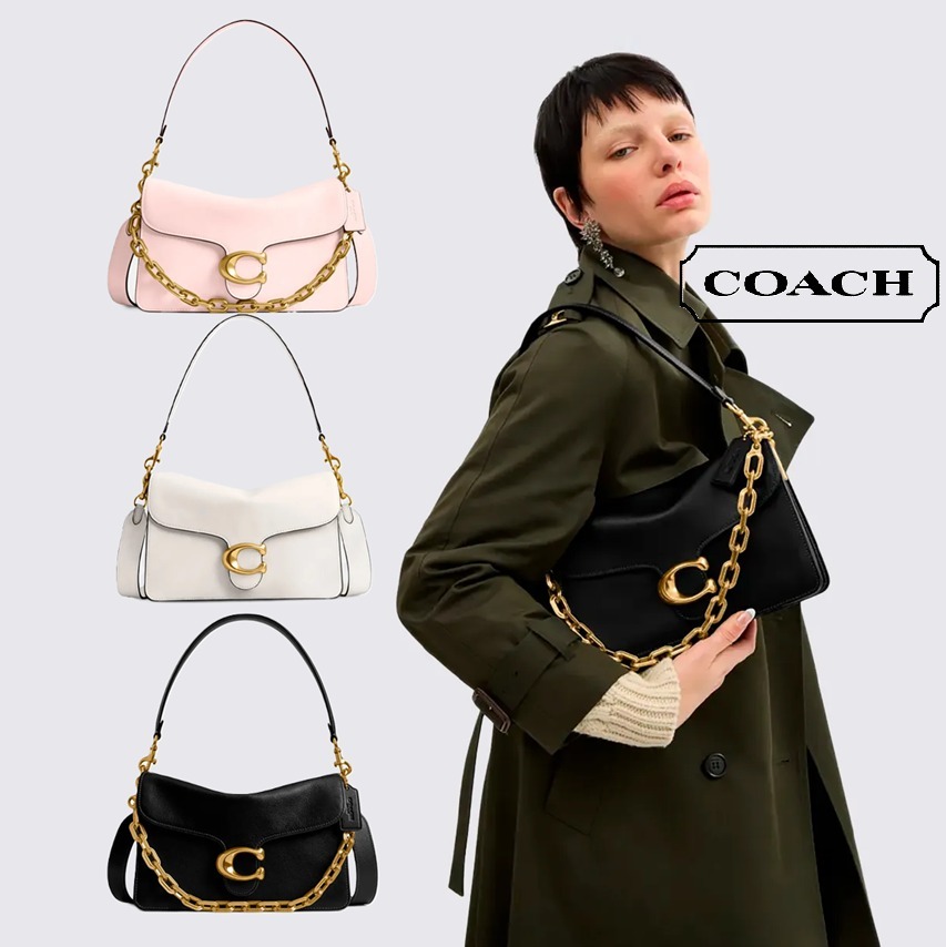 【COACH】送料無料/追跡有Chain Tabbyチェーン タビーショルダー