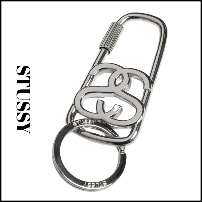 【STUSSY】★キーリング★ SS LINK TWIST CARABINER
