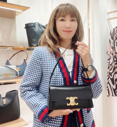 【海外配送可】【送料無料】 CELINE ワンショルダー Triomphe(セリーヌ 海外 - トリオンフ) バッグ