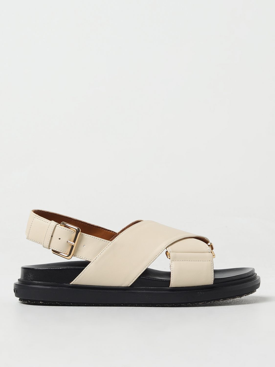 シューズ・サンダルその他 MARNI Woman Flat sandals White FBMS015701P3614 00W11