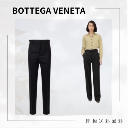 ［25ss新作］bottega Veneta ストライプ ウール パンツ