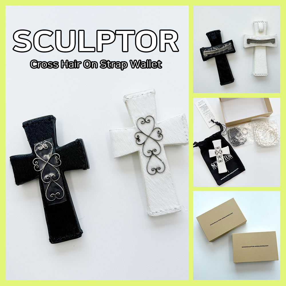 【SCULPTOR】Cross Hair On Strap Wallet ●送料・関税込●