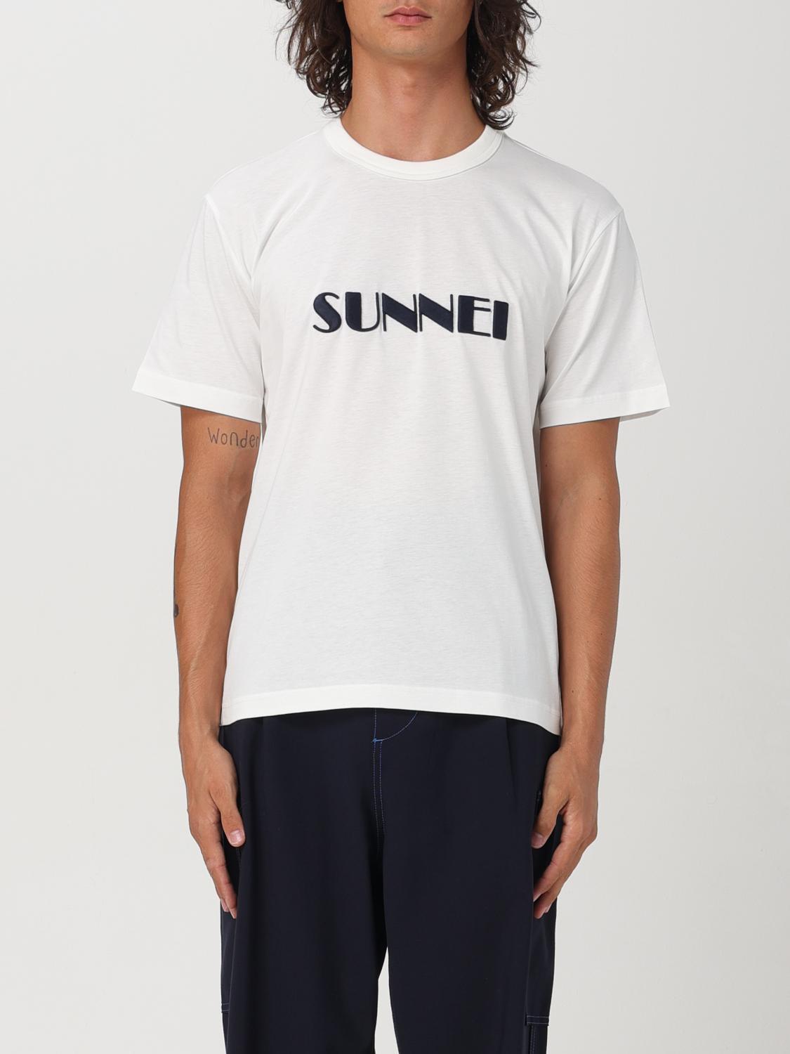 Tシャツ・カットソー SUNNEI Men T-shirt White 1 MRTWXJER069 7478