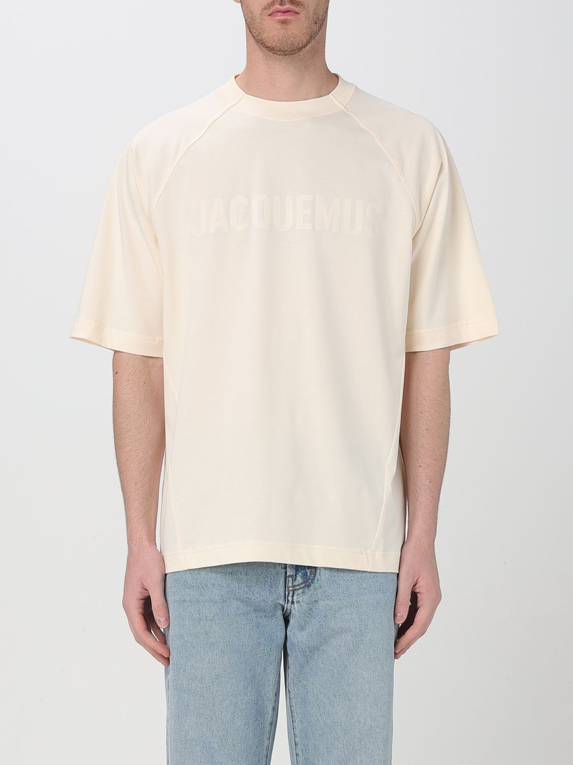 Tシャツ・カットソー JACQUEMUS Men T-shirt Beige 245JS2122011 139