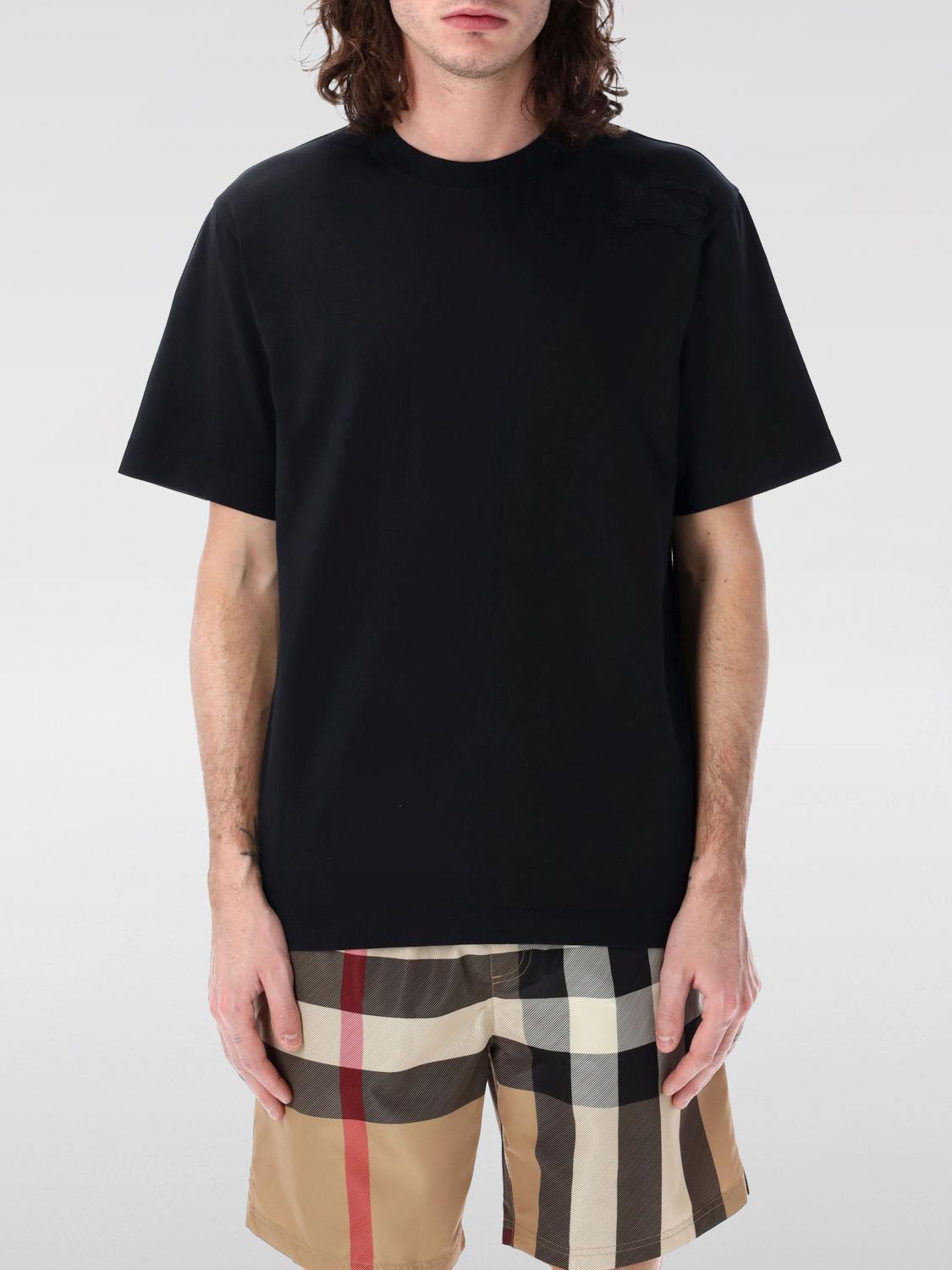 Tシャツ・カットソー BURBERRY Men T-shirt Black 8107459