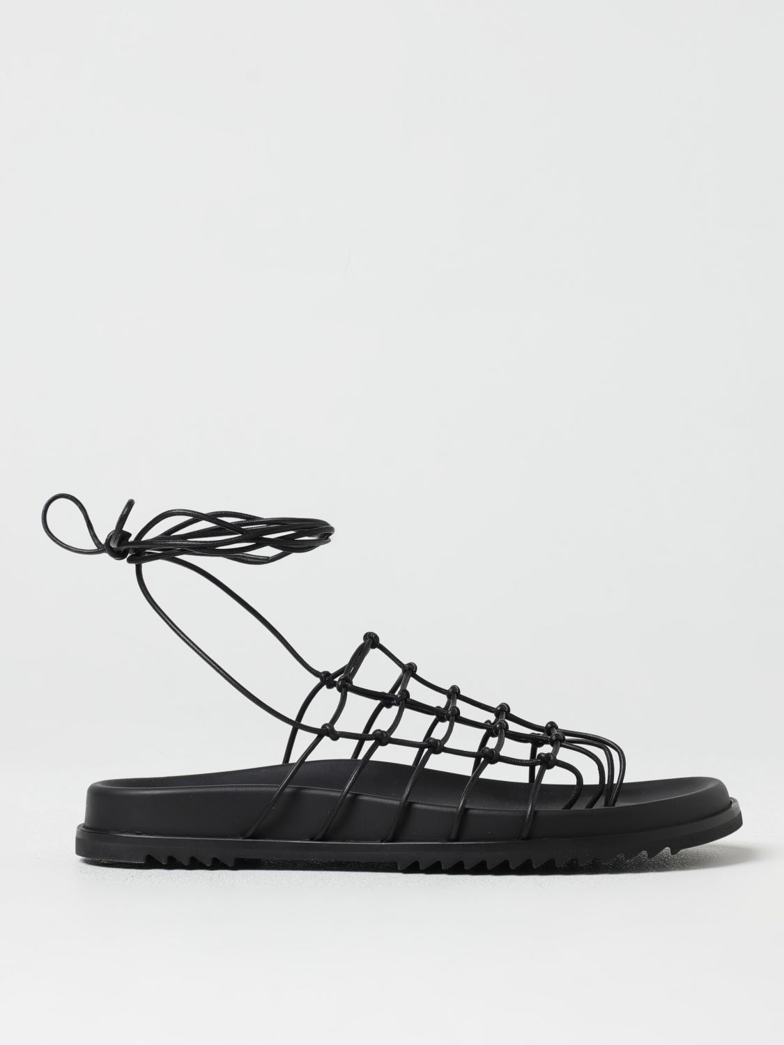 シューズ・サンダルその他 RICK OWENS Woman Flat sandals Black RP01E7800LLP 09