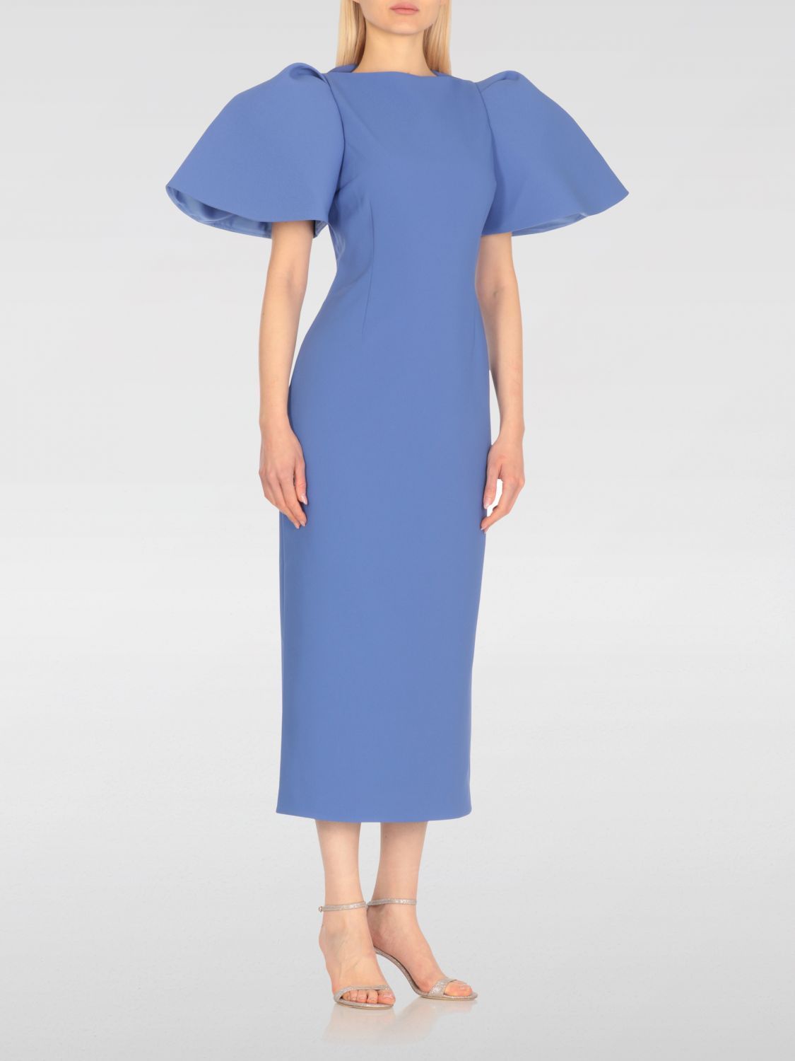 ワンピース SOLACE LONDON Woman Dress Blue OS36025 IRISBLUE