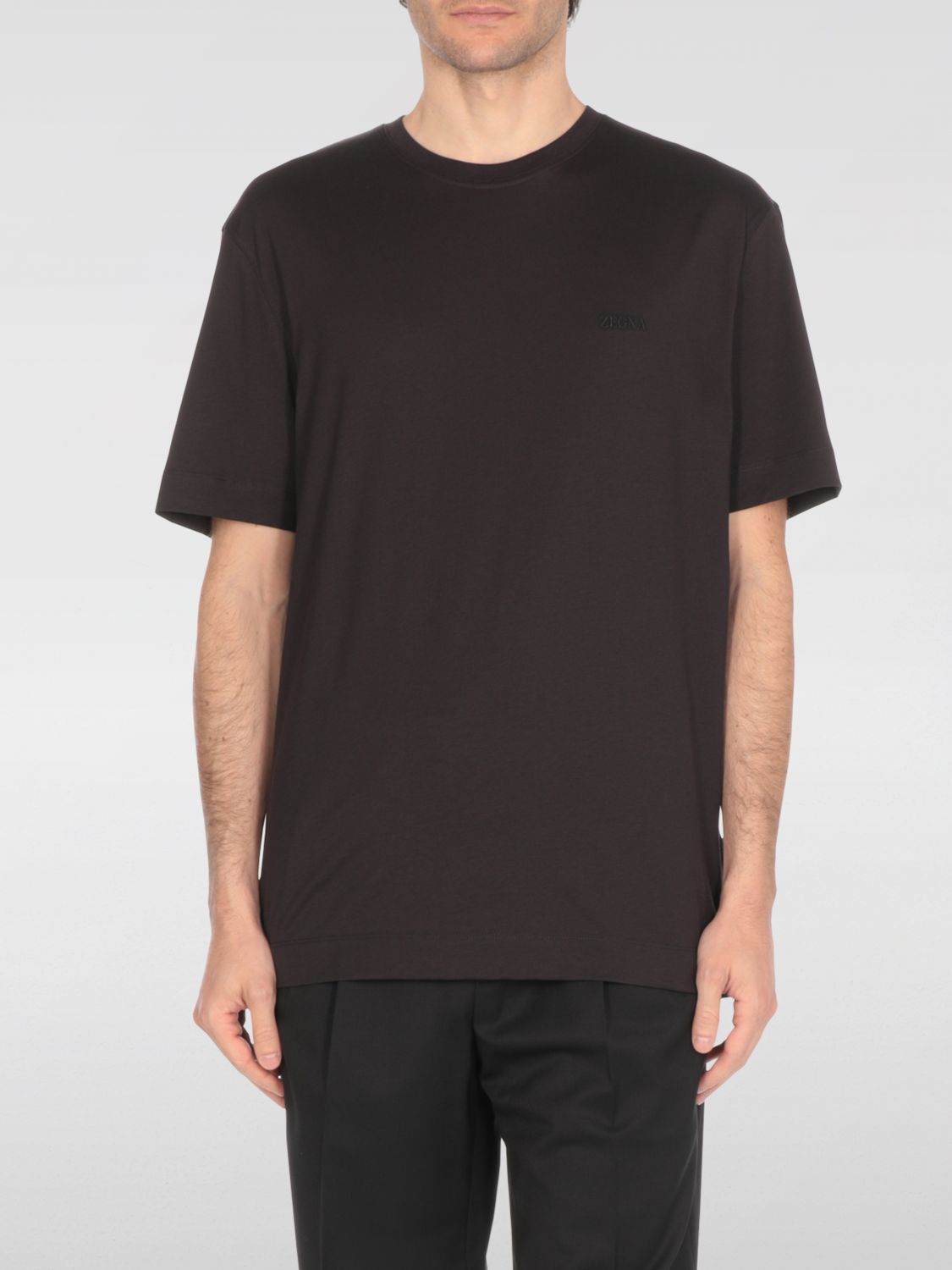Tシャツ・カットソー ZEGNA Men T-shirt Blue UF360A9F765 B09