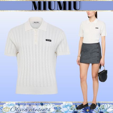 ミュウミュウmiumiu シルクトップス