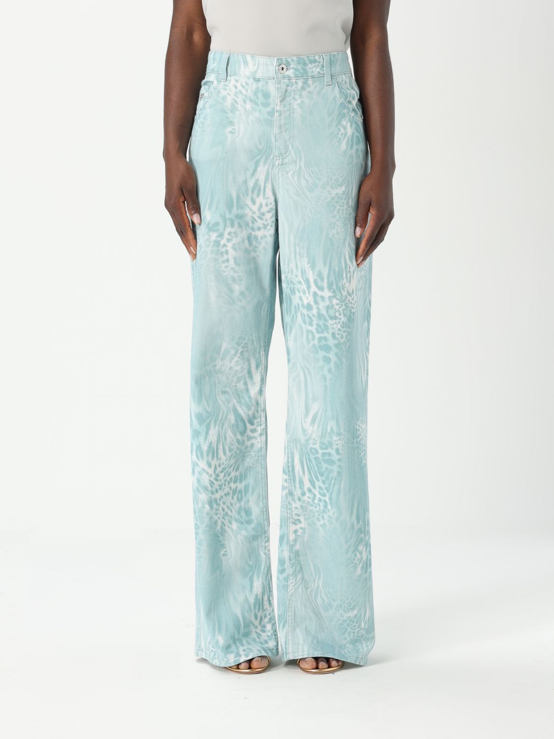 デニム・ジーパン BLUMARINE Woman Jeans Sky 4J105A M6D99