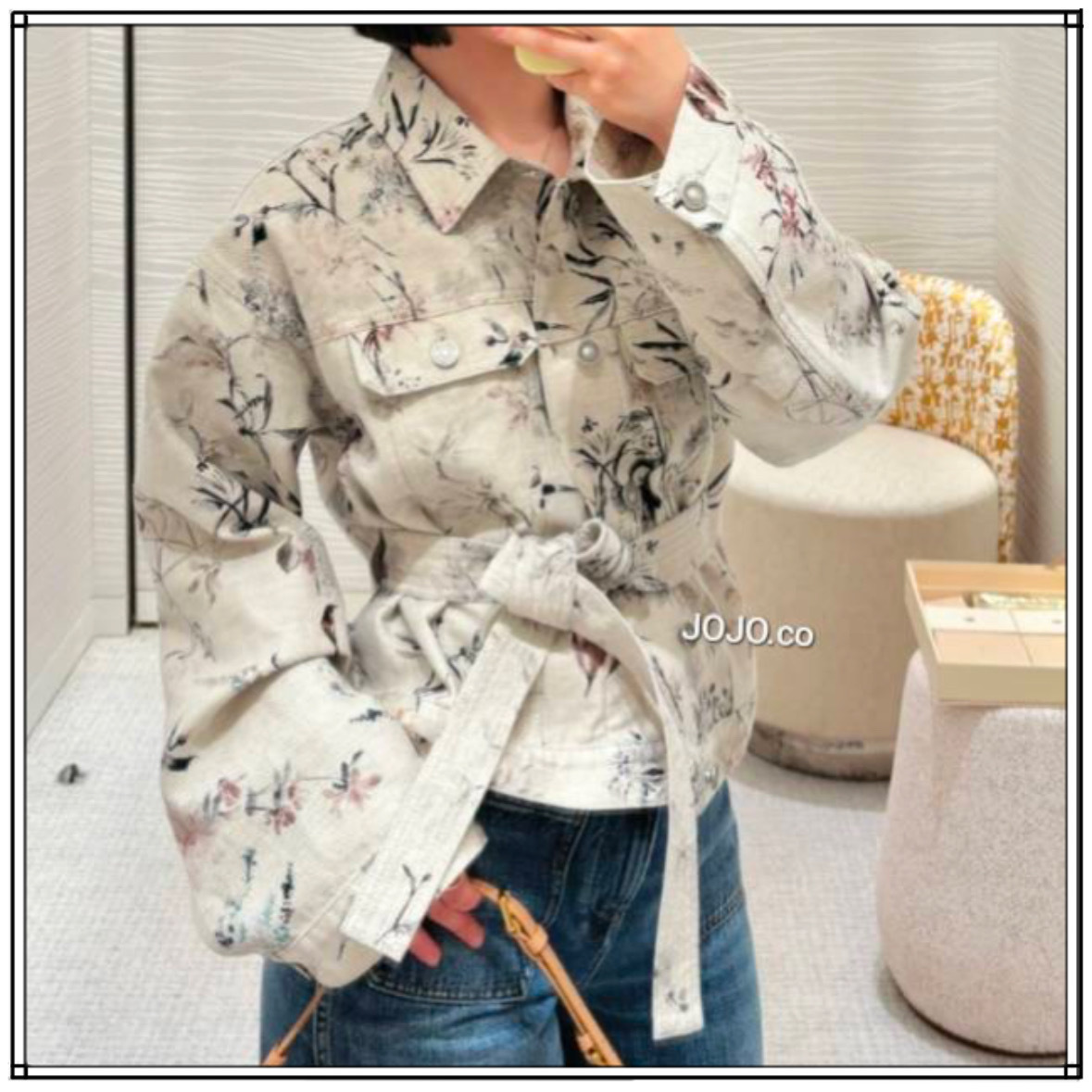 《ウエストマークで細見え☆》Dior ジャケット ショート