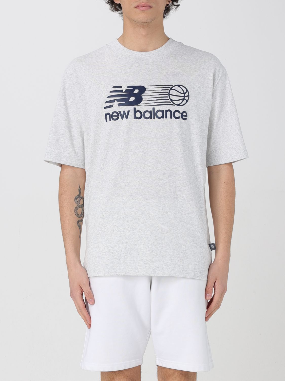 Tシャツ・カットソー NEW BALANCE Men T-shirt White MT51604AHH