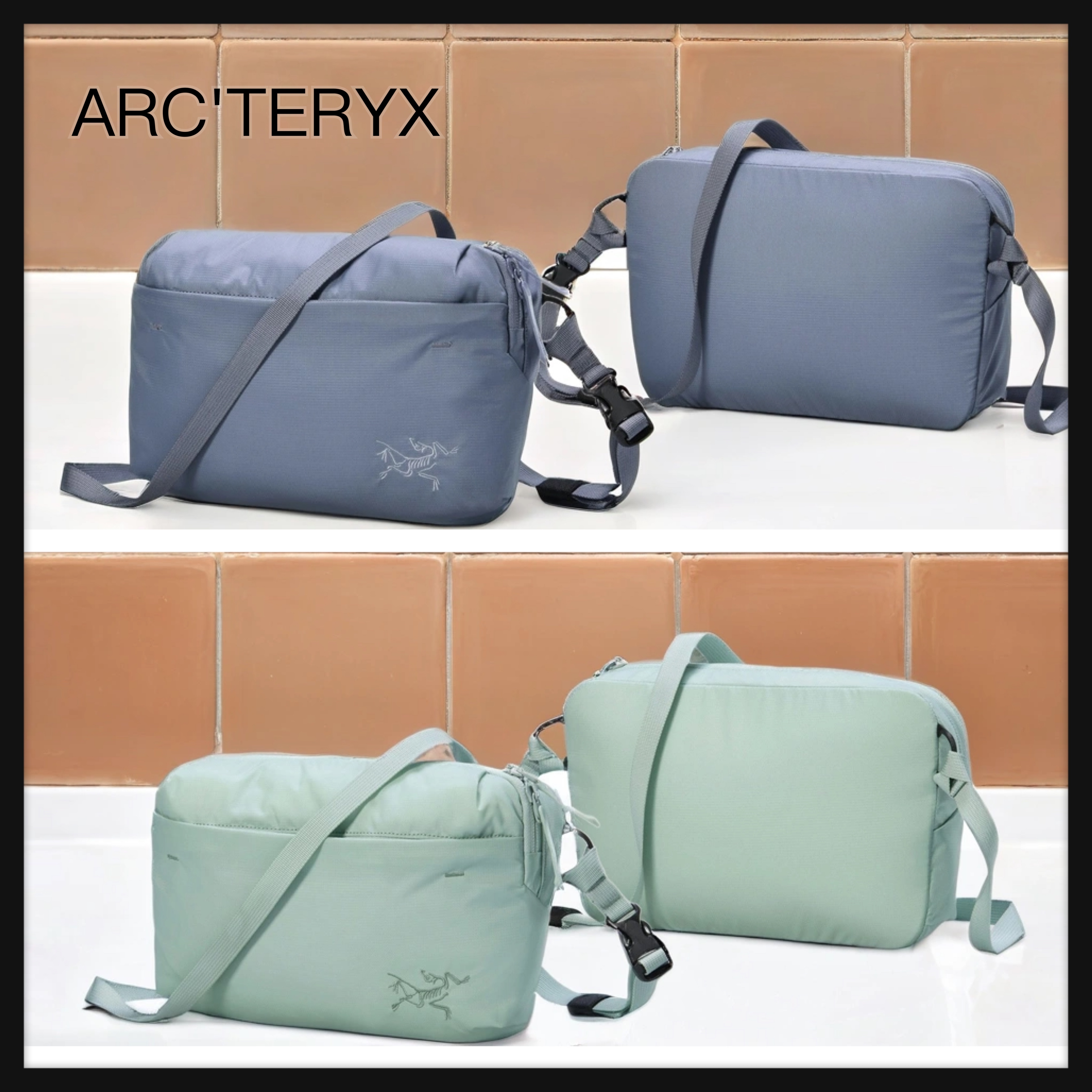 【ARC’TERYX】HELIAD クロスボディバッグ 軽量 ロゴ 2色