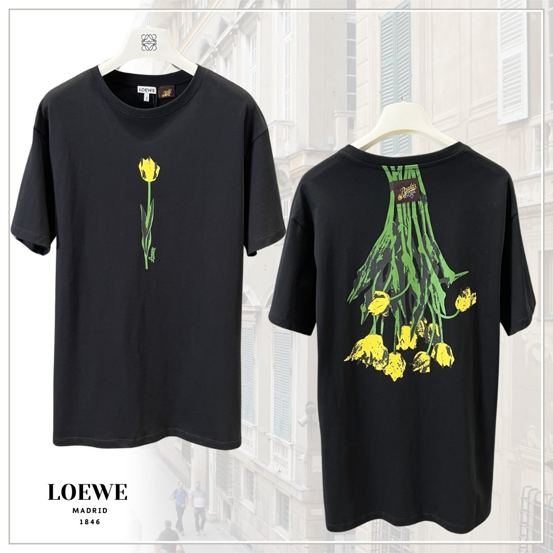 存在感絶大【LOEWE】コットン リラックスフィット Tシャツ