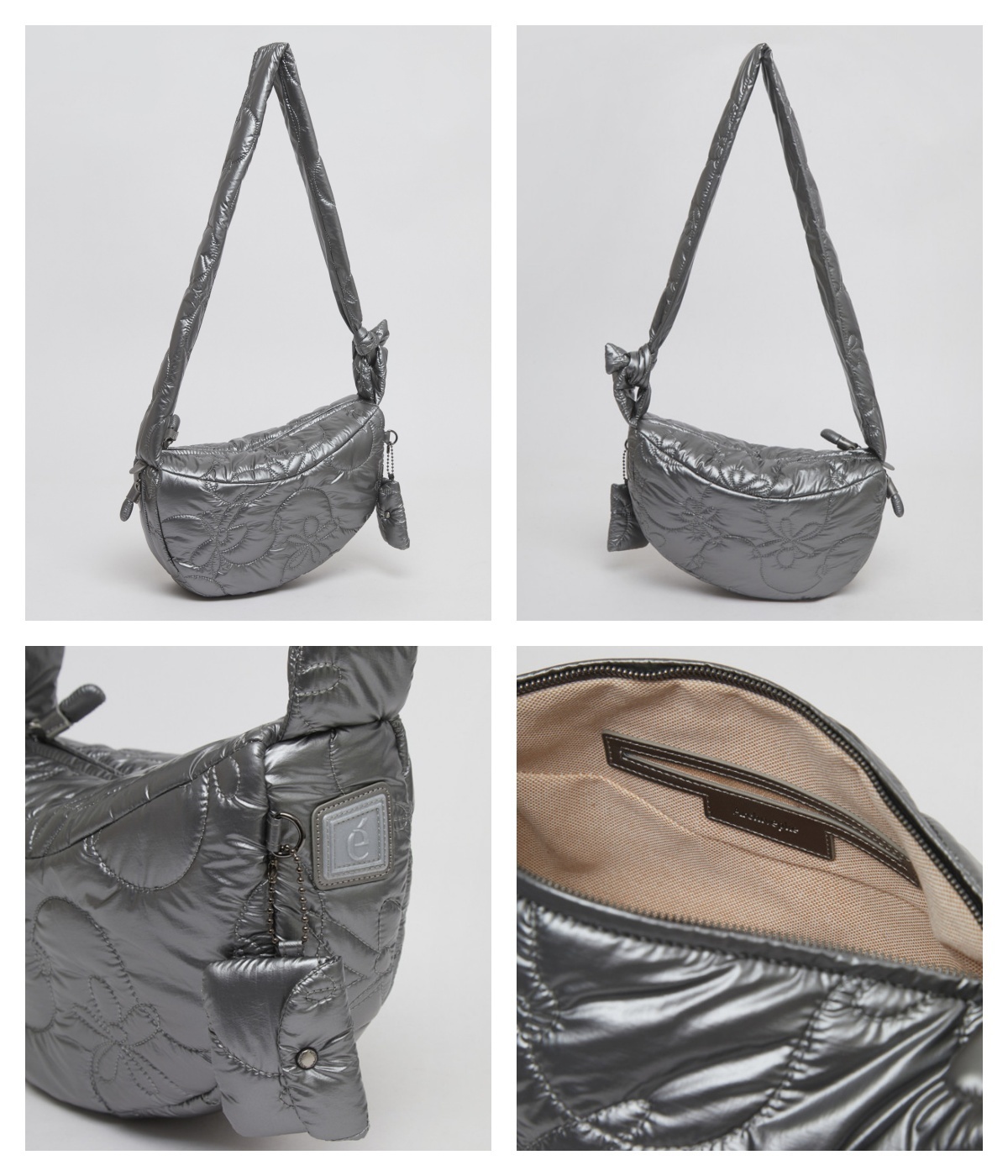 ★Archivepke★Puffy fling bag★Shine grey★韓国★大人気★