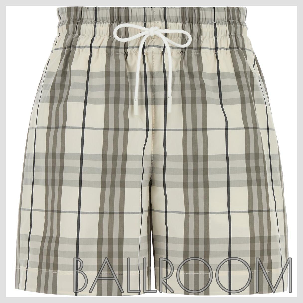 ショーツ BURBERRY EMBROIDERED POPLIN SHORTS