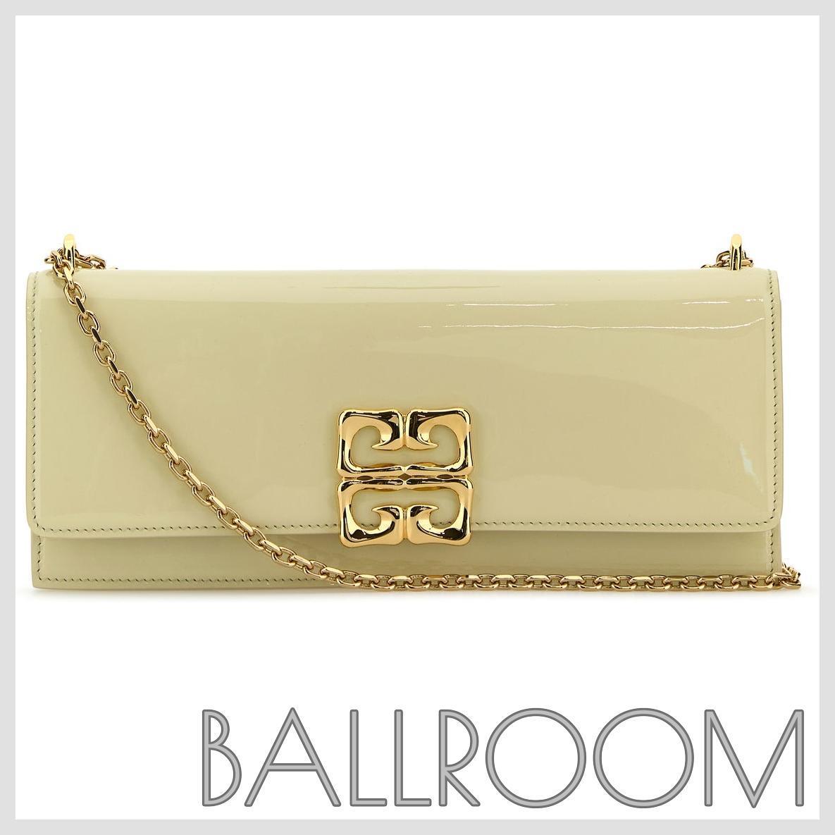 ショルダーバッグ・ポシェット GIVENCHY IVORY LEATHER MINI 4G SHOULDER BAG