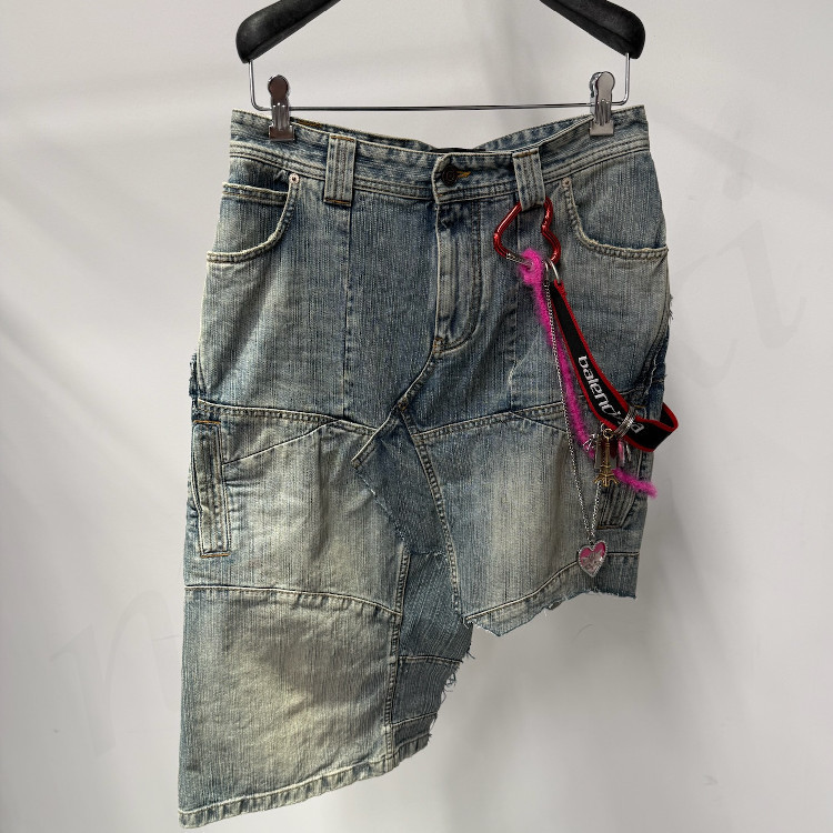 【送料込】BALENCIAGA★Charms デニムスカート