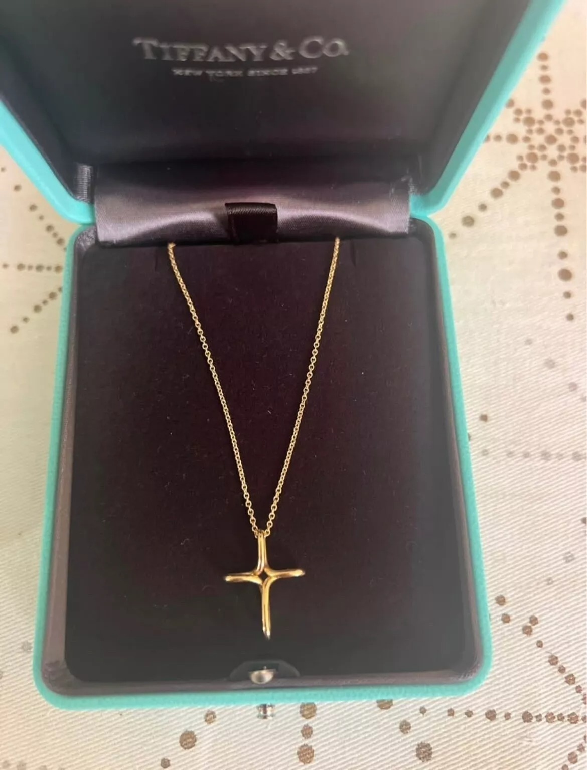 【Tiffany & Co】Elsa Peretti Infinity Cross ペンダント