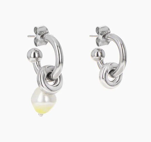 フランス発☆Justine Clenquet☆ Ethan Summer ピアス：イエロー