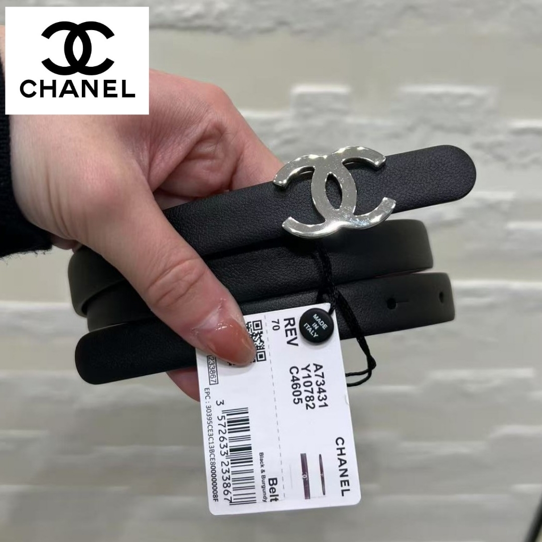 【CHANEL】リバーシブルで２つの表情を楽しむ♪シャネル ベルト