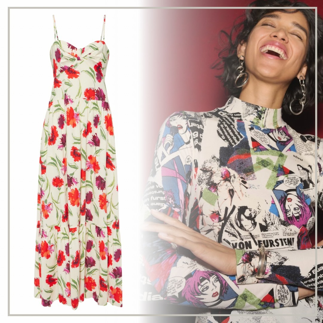 【完売必至】DIANE von FURSTENBERG Etta 花柄 マキシドレス