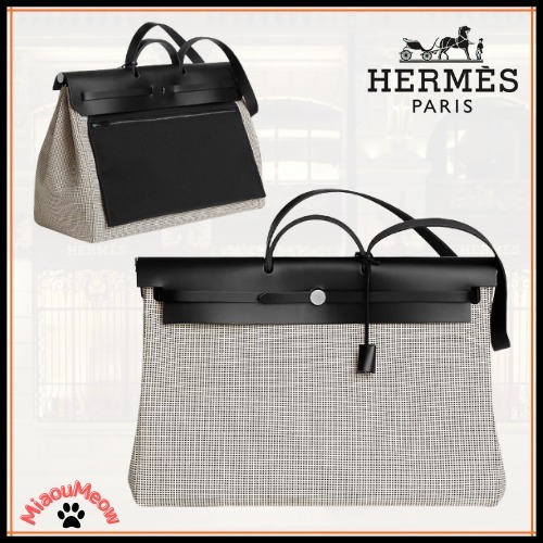 【お洒落トートバッグ♪】HERMES★ジップキャビンバッグ