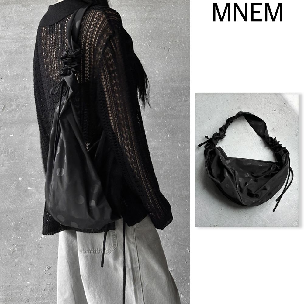 【mnem】Dot shirring multi-bag