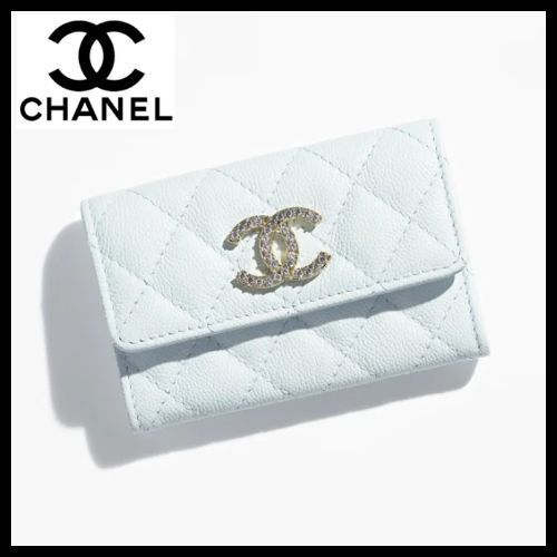 **気持ちまで明るくなるブルー☆**【CHANEL】 カードケース