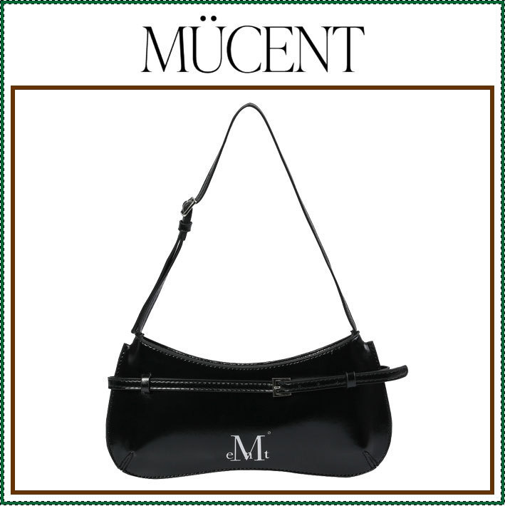 【MUCENT】 EREN BELT STRAP LEATHER SHOULDER BAG UNISEX