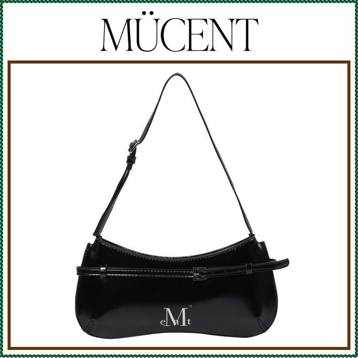 【MUCENT】 EREN BELT STRAP LEATHER SHOULDER BAG UNISEX