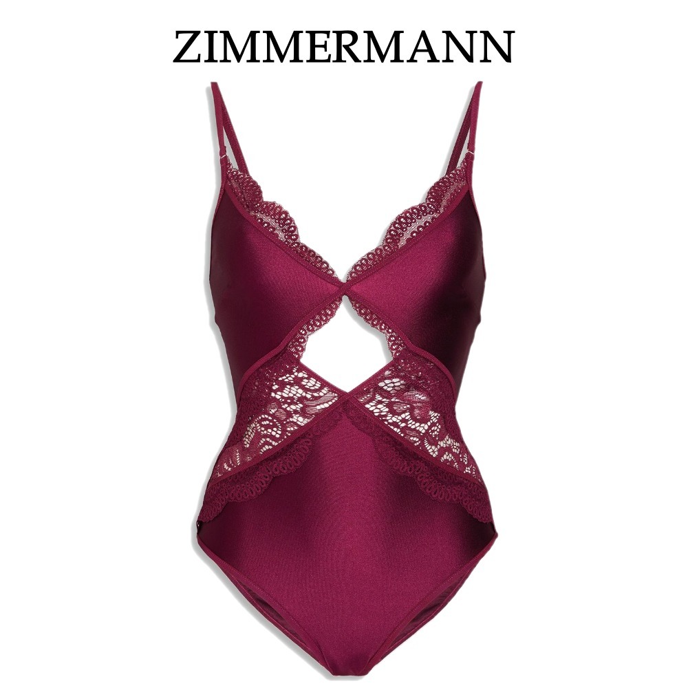 【ZIMMERMANN】ストレッチレース スイムウェア カットアウト
