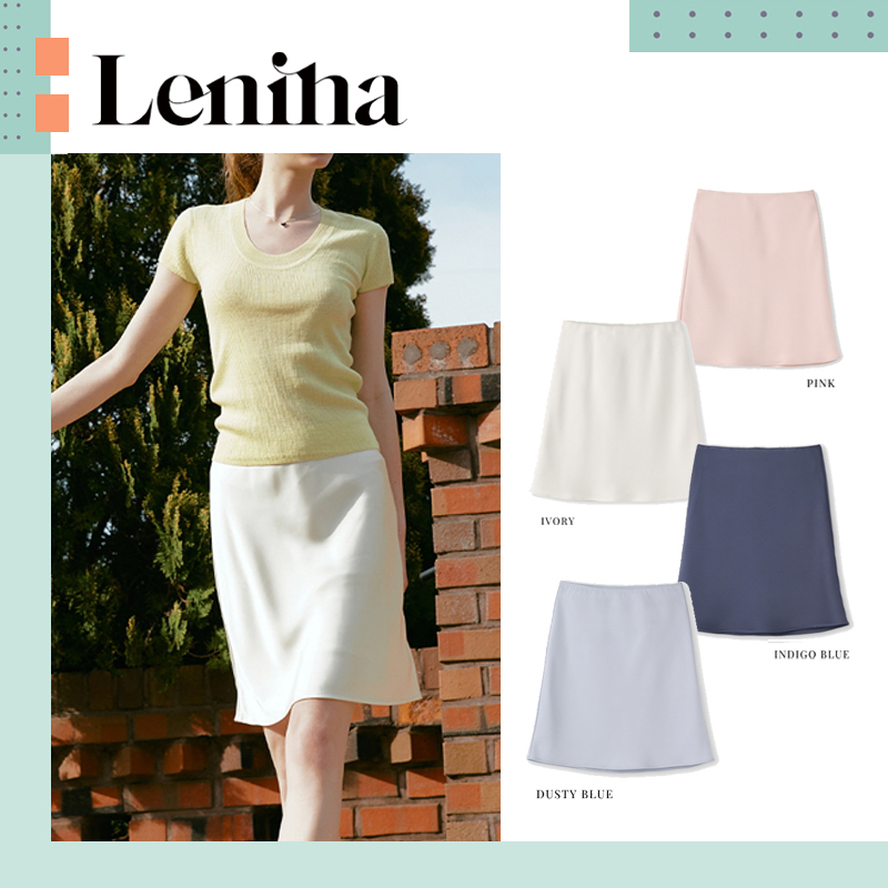 Lenina ♥ DIANA satin midi skirt /追跡付