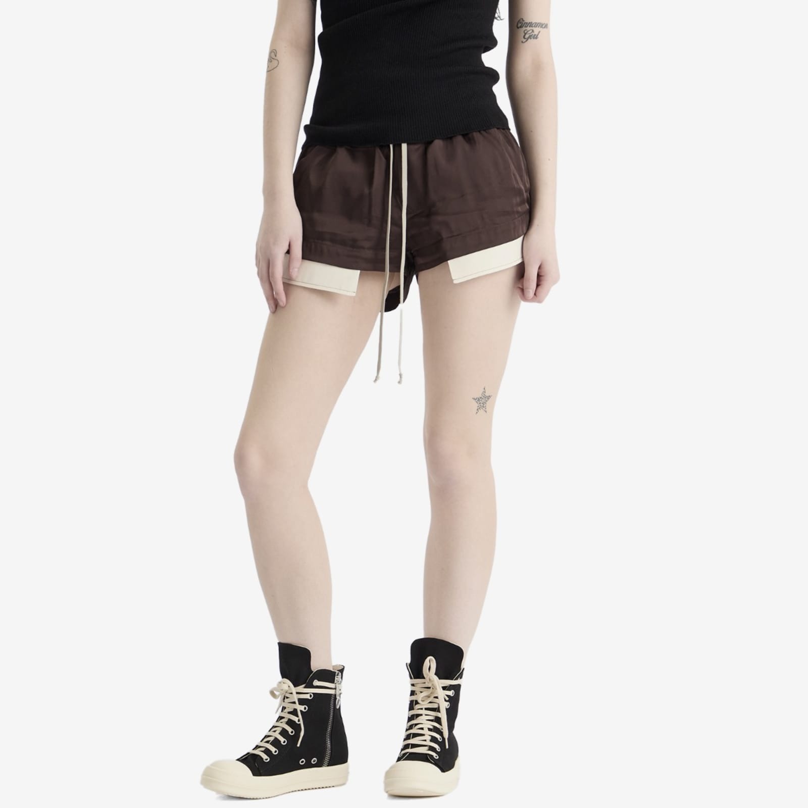 RICK OWENS◆シャルムーズ ショートパンツ \"Mahogany\"