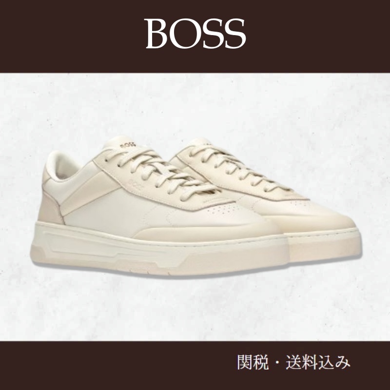 BOSS ボス★バスケットボールスタイルスニーカー ツートンレザー