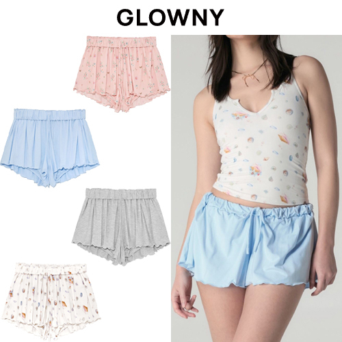 ★2025SS新作★glowny★TWIRL FLARE SHORTS